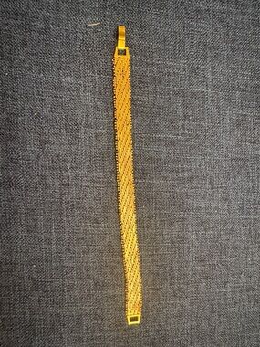 Gold Mesh Chain Bracelet